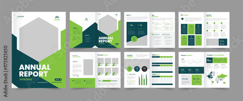 Annual report design annual performance summary report template  