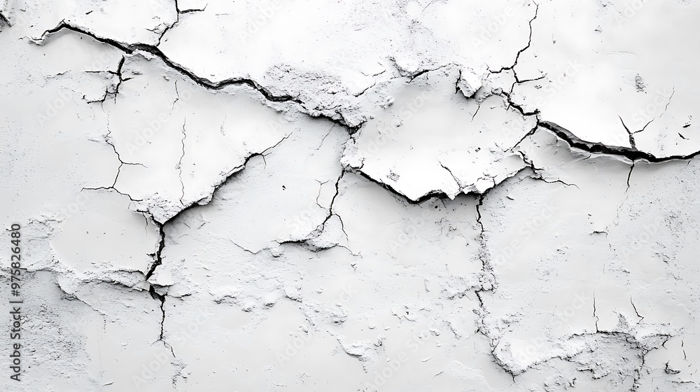 Cracked White Surface Abstract Texture Cracked White Surface Abstract Texture