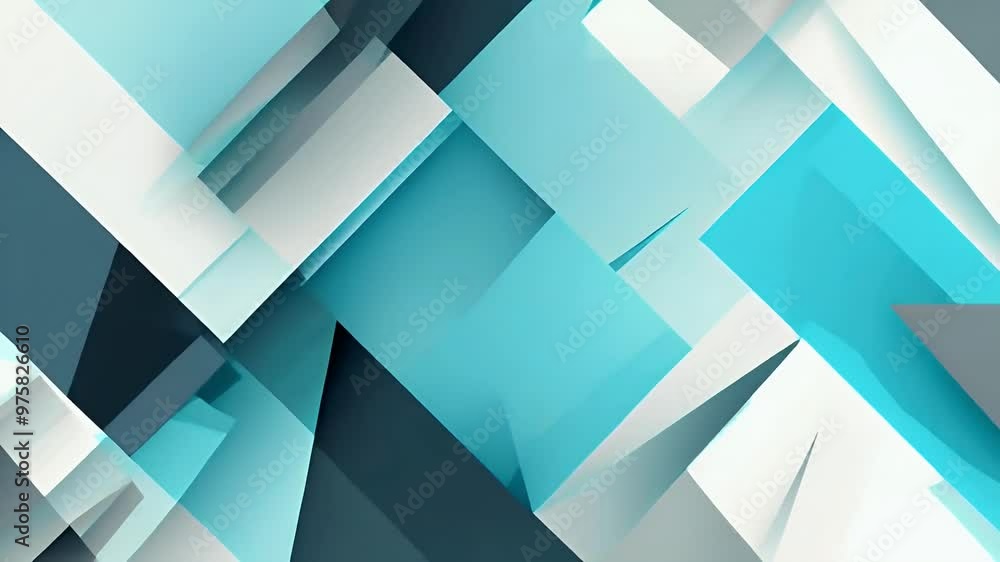 Abstract geometric shapes in shades of blue and white create a modern design. Abstract geometric shapes in shades of blue and white create a modern design.