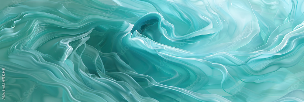 Turquoise Twirl: A whirlpool of soft turquoise shapes blending seamlessly into one another, evoking a sense of calmness and serenity in any setting. Turquoise Twirl: A whirlpool of soft turquoise shapes blending seamlessly into one another, evoking a sense of calmness and serenity in any setting.
