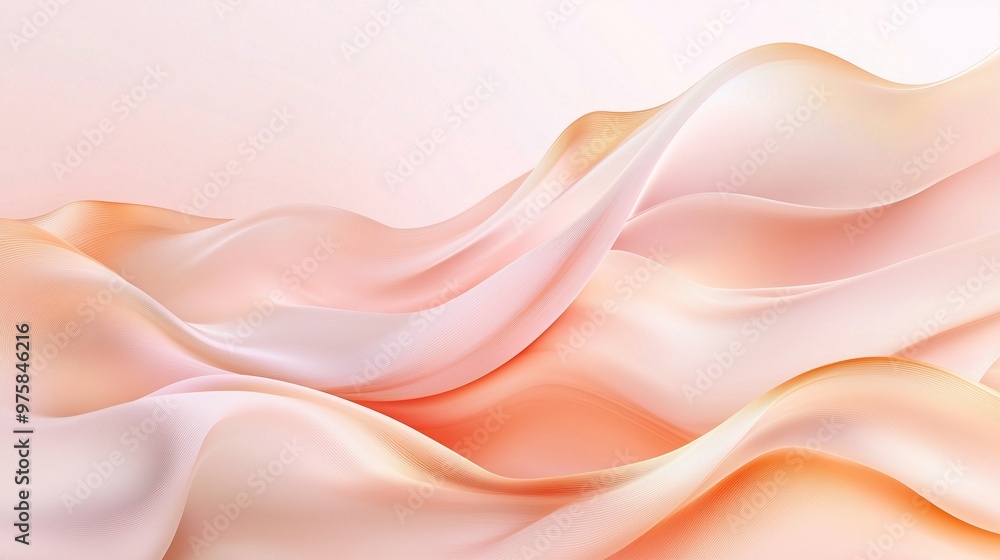 A modern abstract background with silky waves in shades of soft peach and rose gold, blending into a delicate pastel gradient, evoking a sense of gentle motion. A modern abstract background with silky waves in shades of soft peach and rose gold, blending into a delicate pastel gradient, evoking a sense of gentle motion.