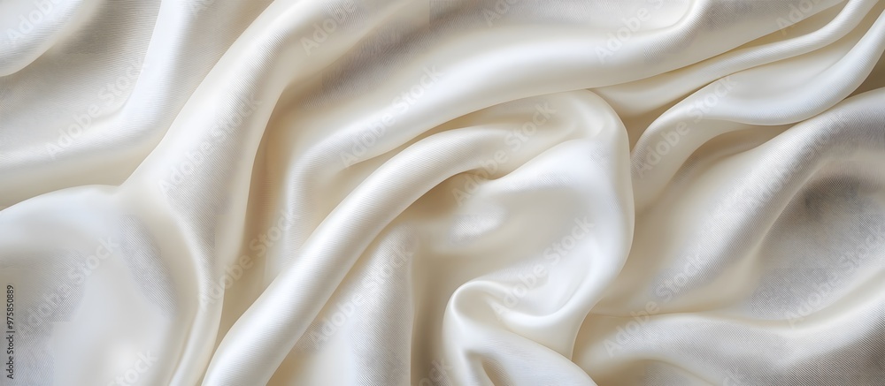 White curtain fabric texture Close up of sheer curtain surface White curtain fabric texture Close up of sheer curtain surface