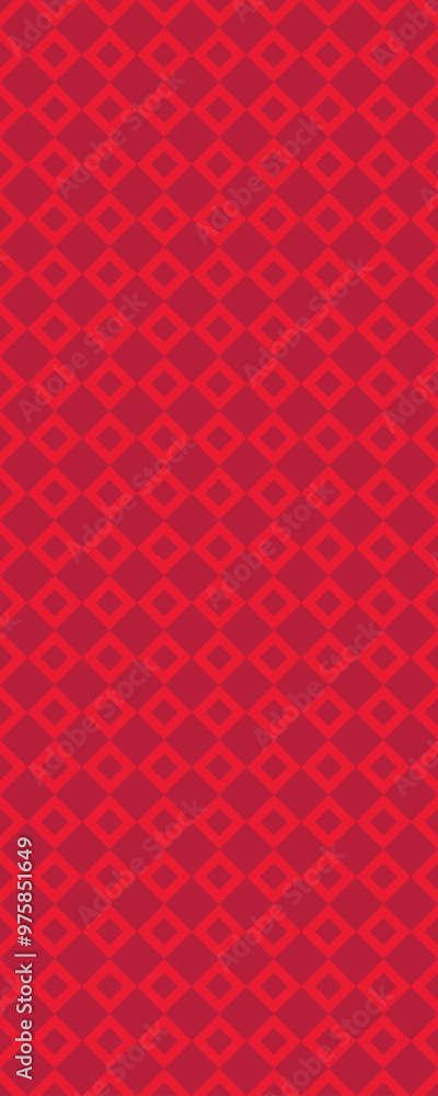A vibrant geometric pattern featuring overlapping diamonds in shades of red, creating a visually striking design. A vibrant geometric pattern featuring overlapping diamonds in shades of red, creating a visually striking design.