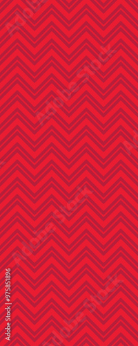 A vibrant red zigzag pattern with alternating shades, creating a dynamic visual effect.