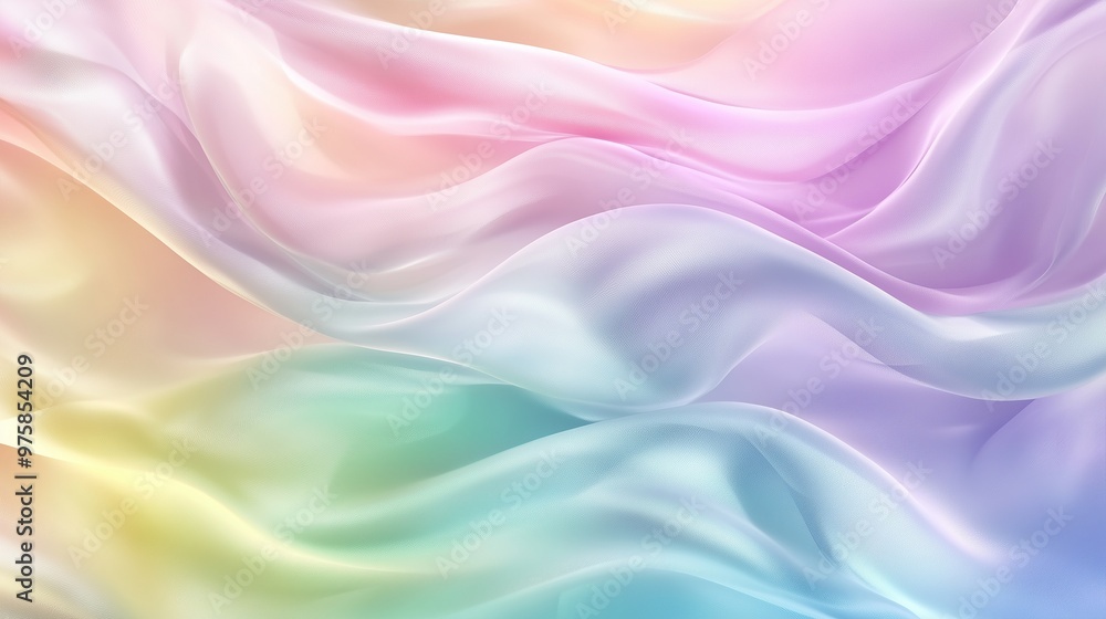 A vibrant abstract art background where emerald green silky waves ripple through a sea of soft lavender and pink hues, creating a dynamic interplay of light and shadow. A vibrant abstract art background where emerald green silky waves ripple through a sea of soft lavender and pink hues, creating a dynamic interplay of light and shadow.