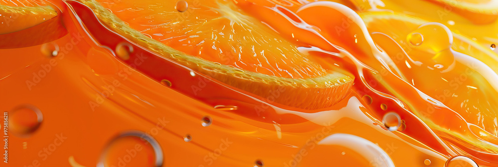 Tangerine Twist: A cheerful, tangerine-orange abstract background Tangerine Twist: A cheerful, tangerine-orange abstract background