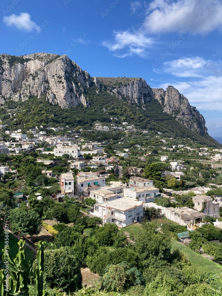 Fototapeta premium village in the mountains