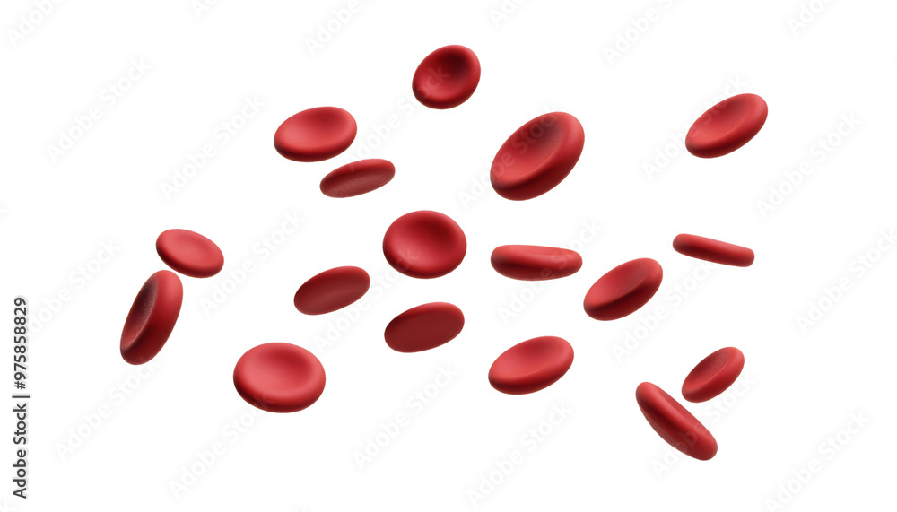 red blood cells 3d render icon isolated on transparent background cutout red blood cells 3d render icon isolated on transparent background cutout