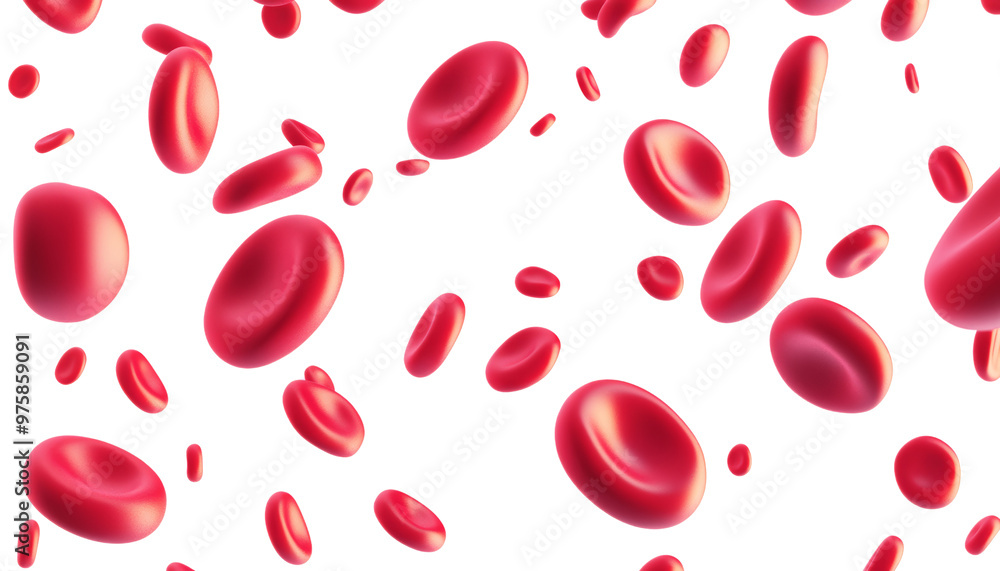 red blood cells 3d render icon isolated on transparent background cutout red blood cells 3d render icon isolated on transparent background cutout
