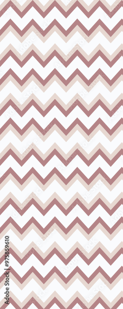 A repeating zigzag pattern in soft colors, suitable for backgrounds or textile designs. A repeating zigzag pattern in soft colors, suitable for backgrounds or textile designs.