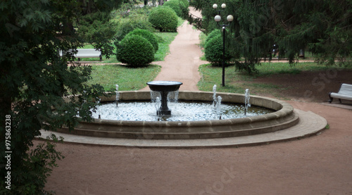 Fountain in Kislovodsk National Park