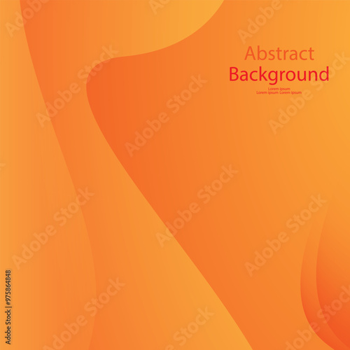 Warm and orange color background abstract art vector