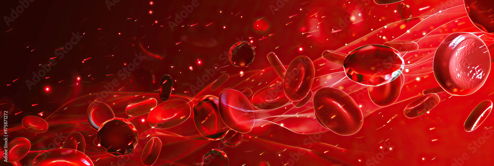 Red Blood Bond: A bold red medical abstract background with abstract blood cells and veins, underscoring the importance of blood health and blood donation. Red Blood Bond: A bold red medical abstract background with abstract blood cells and veins, underscoring the importance of blood health and blood donation.