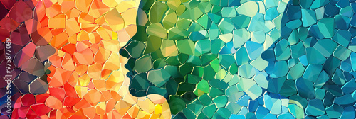 Psychiatric Puzzles: Bold and intricate abstract designs, reflecting the complexity of psychiatric disorders.