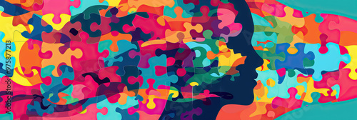 Psychiatric Puzzles: Bold and intricate abstract designs, reflecting the complexity of psychiatric disorders.