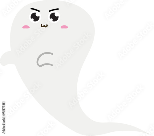 cute ghost character halloween