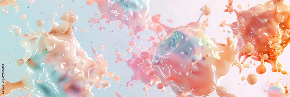 MS Mystery: Medical background with soft pastel colors, showcasing the complexities of multiple sclerosis. MS Mystery: Medical background with soft pastel colors, showcasing the complexities of multiple sclerosis.