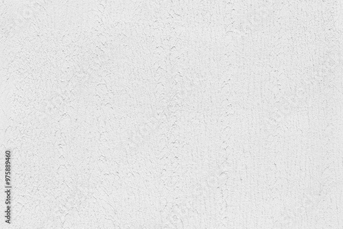 The surface of a white wall with textured plaster. Background image, texture