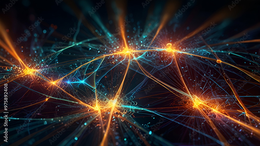 Fractalized energy pulses flowing through geometric forms.
Fractalized energy pulses flowing through geometric forms.