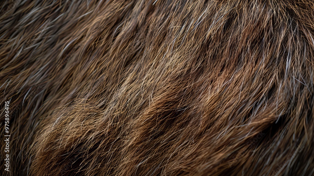 Fototapeta premium Balinese's fur detail, macro shot. 