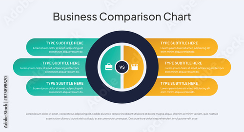 Editable Comparison Infographic