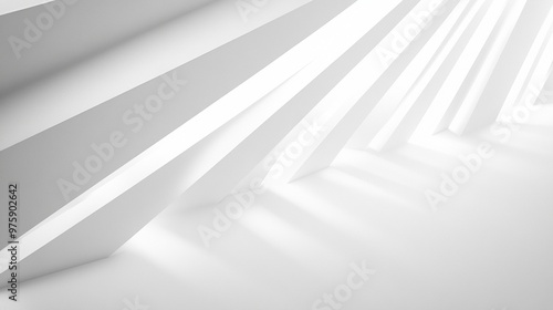 Wallpaper Mural Abstract Modern Clean Stripes on White Background Torontodigital.ca