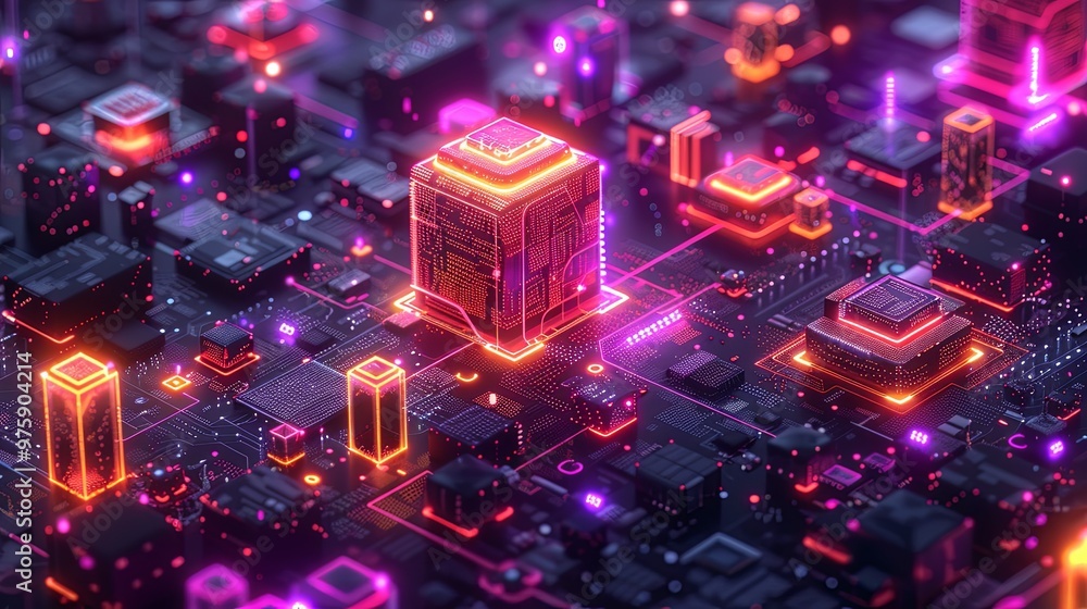NFT virtual land is an own-able area of digital land on a metaverse platform, NFT real estate is parcels of virtual land minted on the blockchain, conceptual illustration NFT virtual land is an own-able area of digital land on a metaverse platform, NFT real estate is parcels of virtual land minted on the blockchain, conceptual illustration