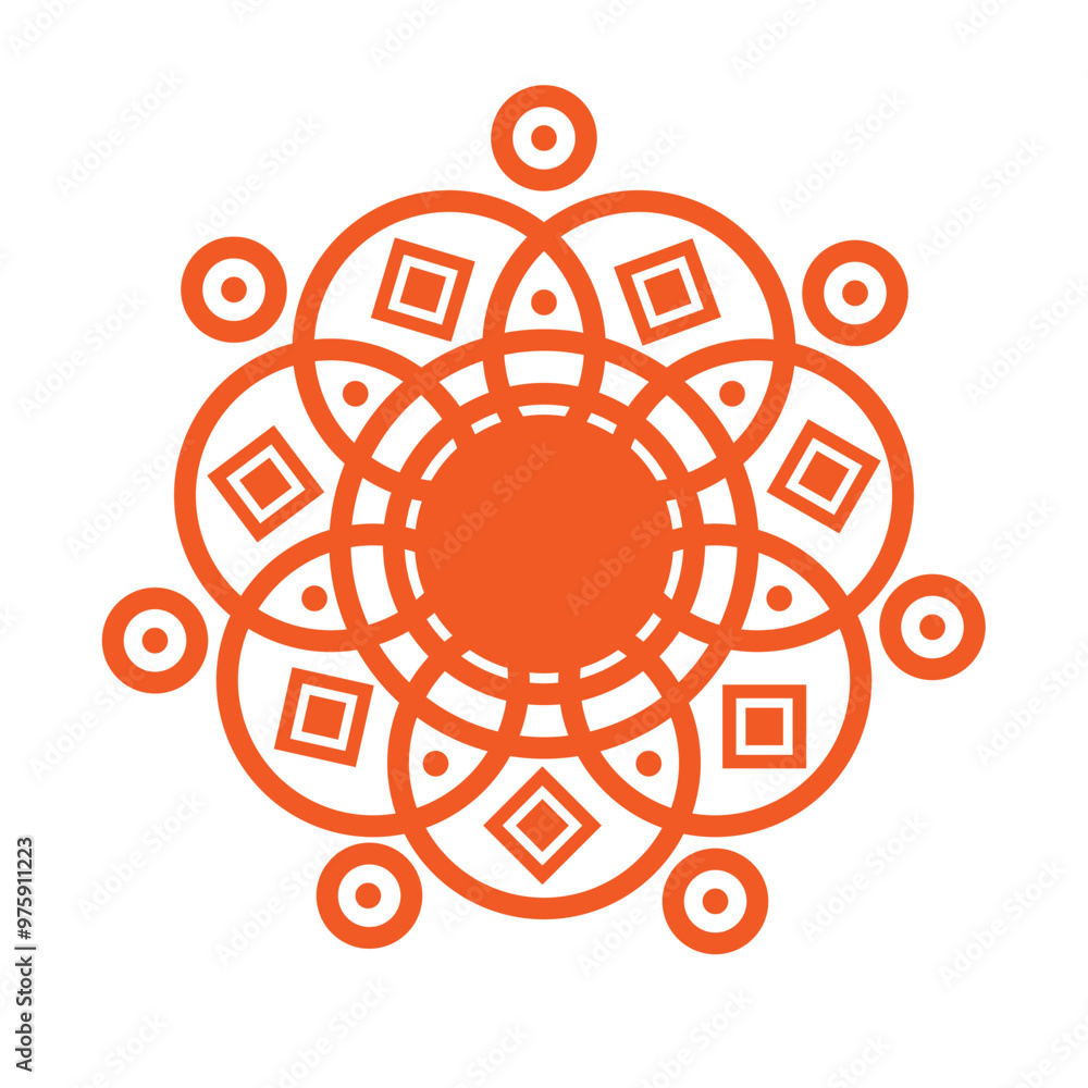 abstract design element -Indian Art - Diwali Design - Indian Festival - Rangoli abstract design element -Indian Art - Diwali Design - Indian Festival - Rangoli