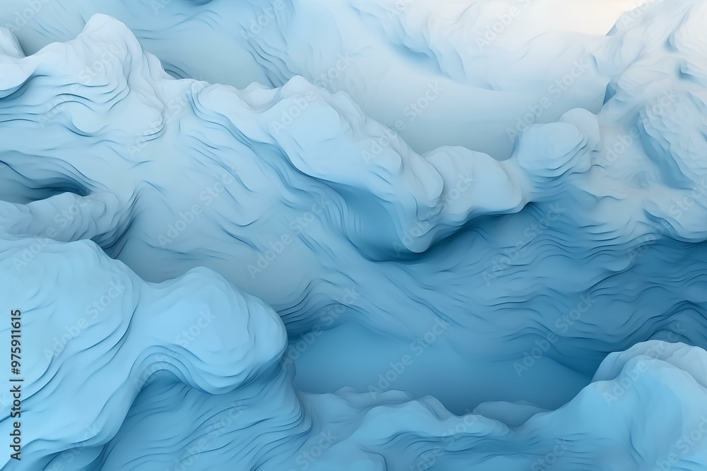 Obraz premium blue ice texture