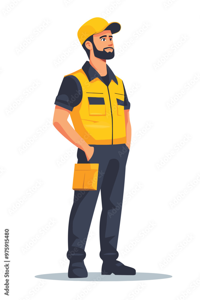 A delivery boy A delivery boy