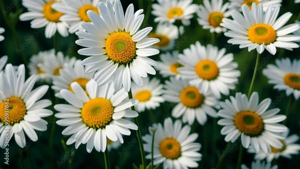 daisies in a garden daisies in a garden