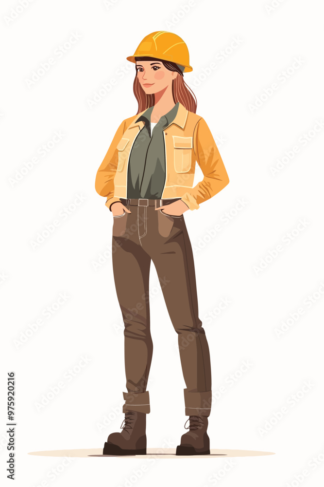 Female construction worker Female construction worker
