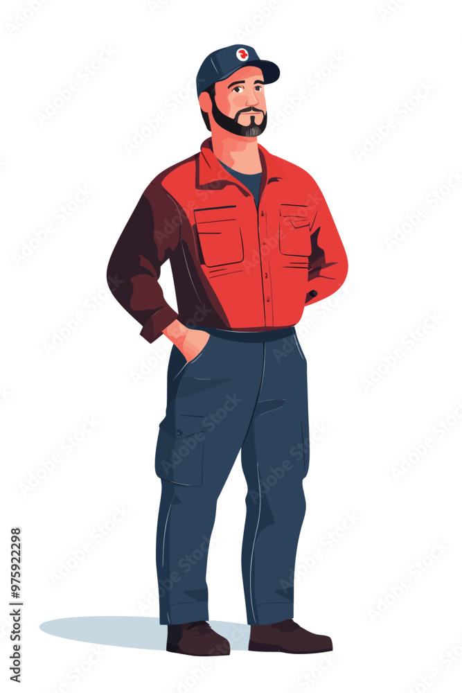Construction worker wearing hat Construction worker wearing hat