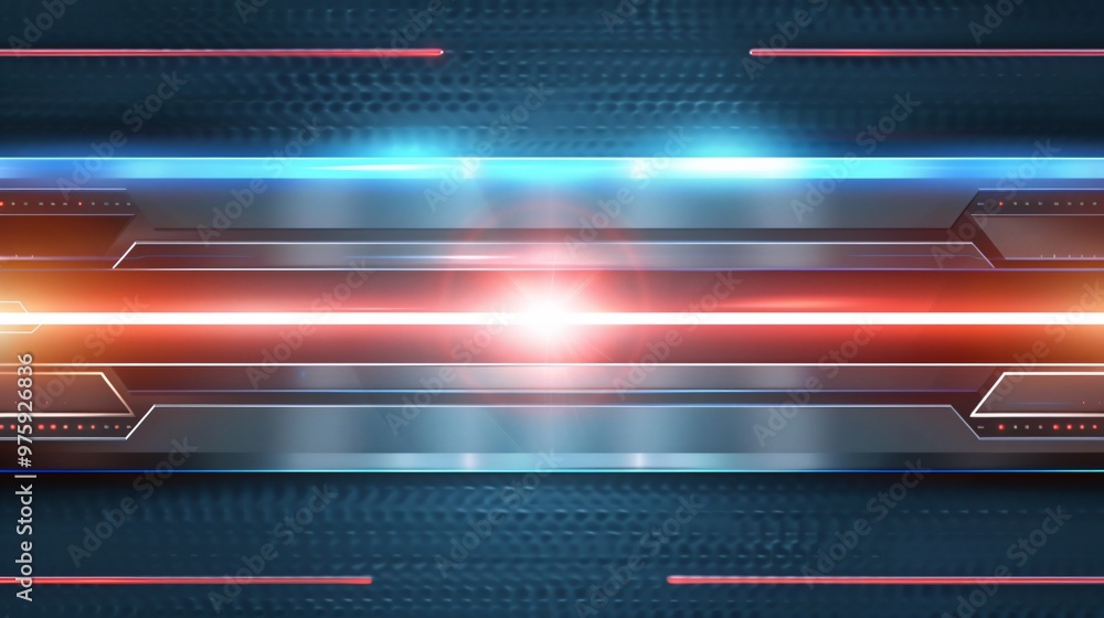 Futuristic Technology Background with Glowing Lines. Futuristic Technology Background with Glowing Lines.