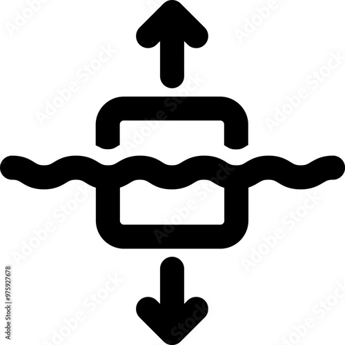 UI balance Vector Icon Illustration. Line Style