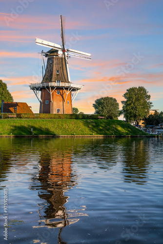 Dokkum, Friesland, Holland photo