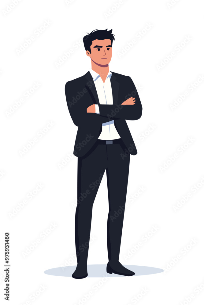 Business man in a suit and tie Business man in a suit and tie