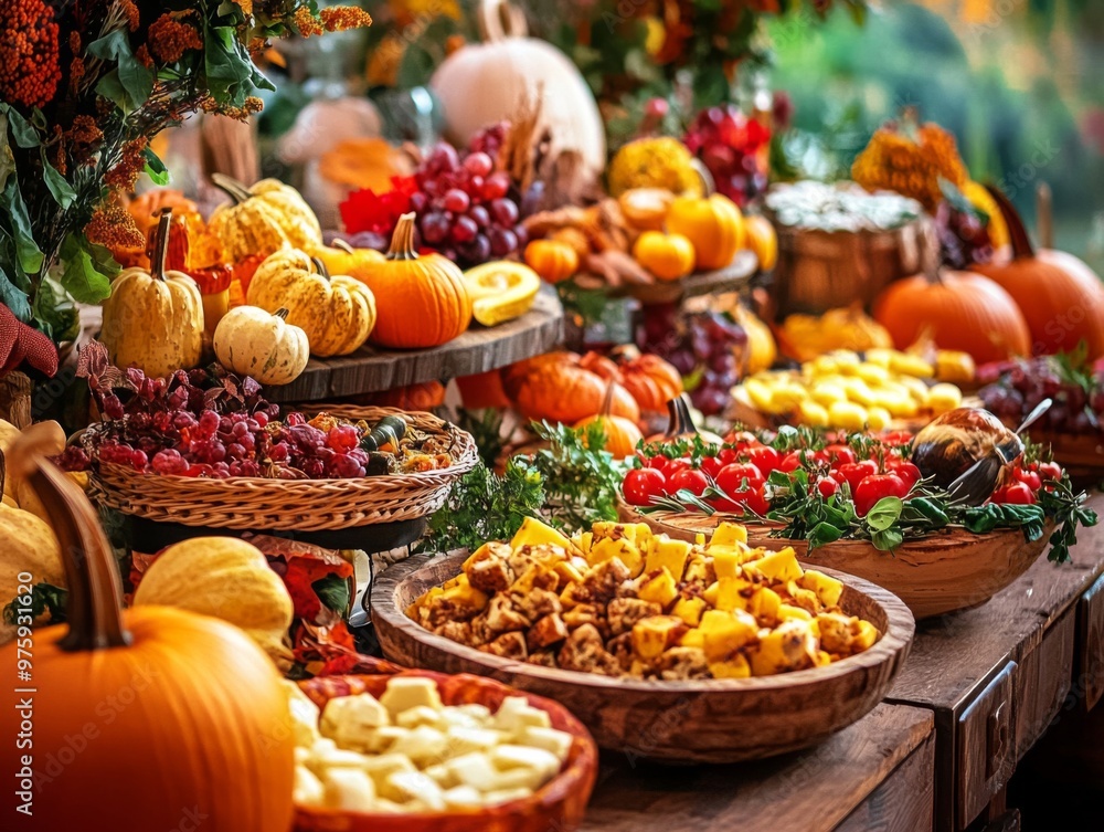 Autumnal Feast: A Bountiful Table of Pumpkins, Grapes, and Other Seasonal Delights Autumnal Feast: A Bountiful Table of Pumpkins, Grapes, and Other Seasonal Delights