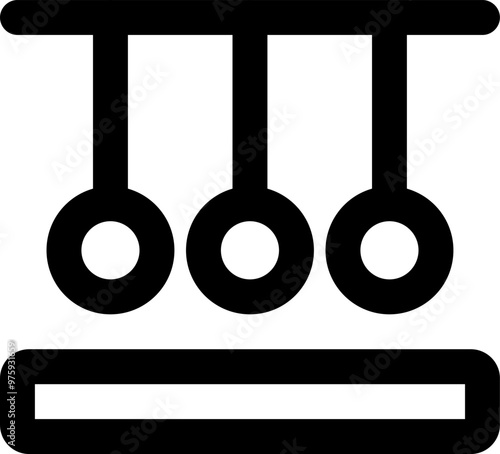 UI momentum Vector Icon Illustration. Line Style