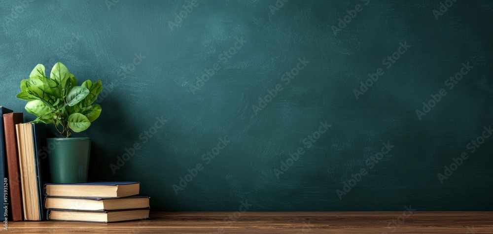 Classroom chalkboard filled with handwritten knowledge maps, teacherguided learning Classroom chalkboard filled with handwritten knowledge maps, teacherguided learning