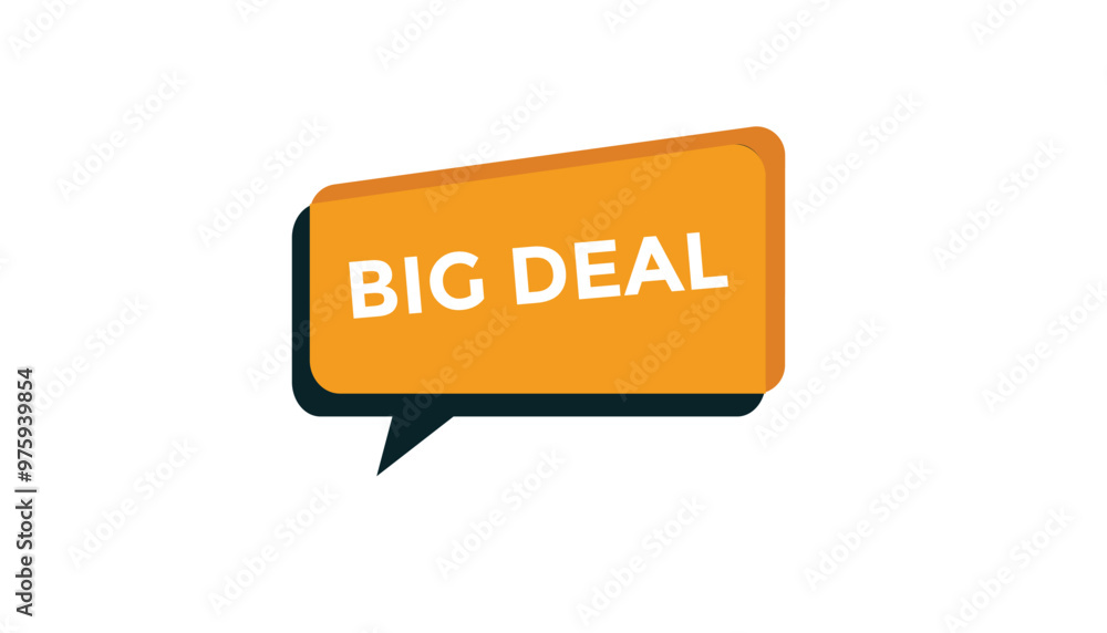 Big deal button web banner templates. Vector Illustration Big deal button web banner templates. Vector Illustration