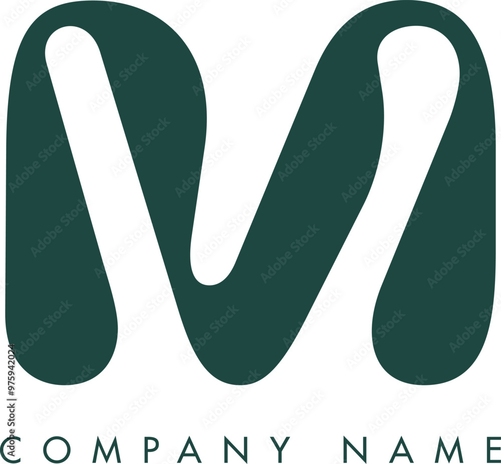 Creative Abstract Initial M Letter Logo Design Creative Abstract Initial M Letter Logo Design