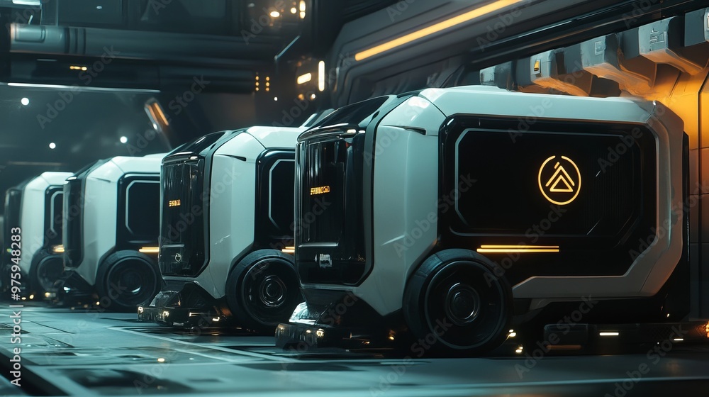 futuristic cargo boxes delivery system futuristic cargo boxes delivery system