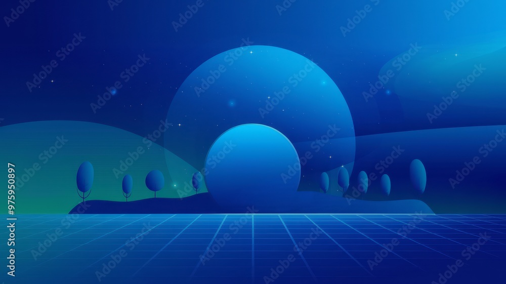Blue Gradient Abstract Background Blue Gradient Abstract Background