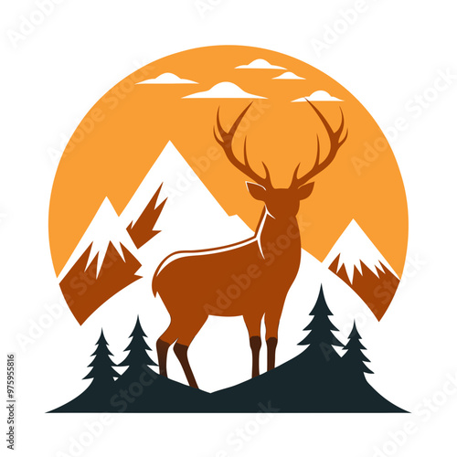 hunting t-shirt design vector