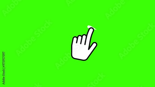 hand swap swipe animated swap swipe right swipe up down right left green screen 4k looping animated hand icon scroll swab