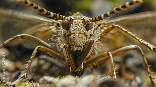 Dobsonfly close up wallpaper photo