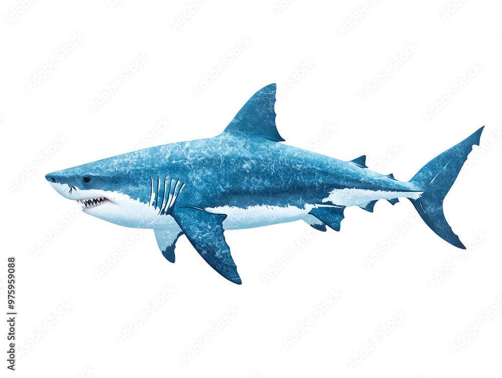 a great white shark swimming a great white shark swimming