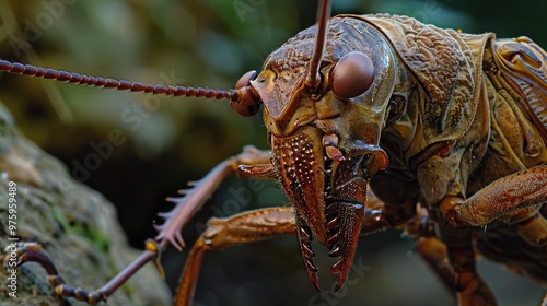 Dobsonfly close up wallpaper photo