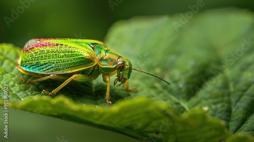 Wallpaper Mural Leafhopper close up wallpaper Torontodigital.ca